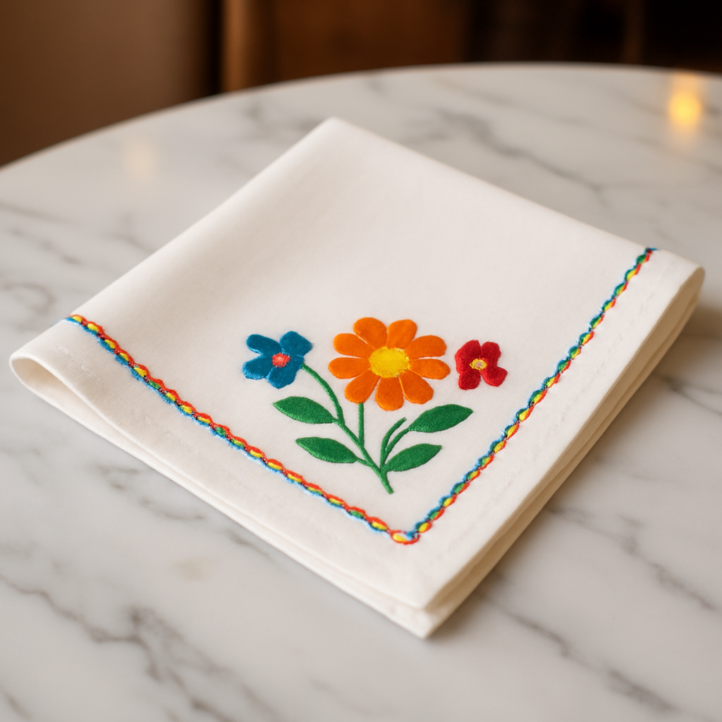 Colorful Floral Napkins