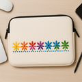 Colorful Bloom Pattern Laptop Carrying Bag