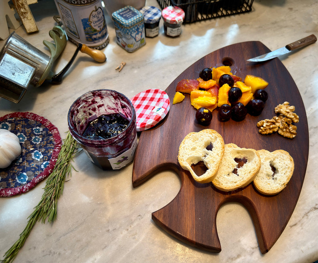 Wood Fish Serving Board